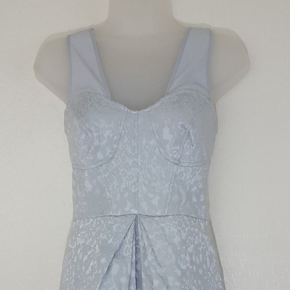 NWT Walter Baker Silver Cocktail Pencil Dress, XS